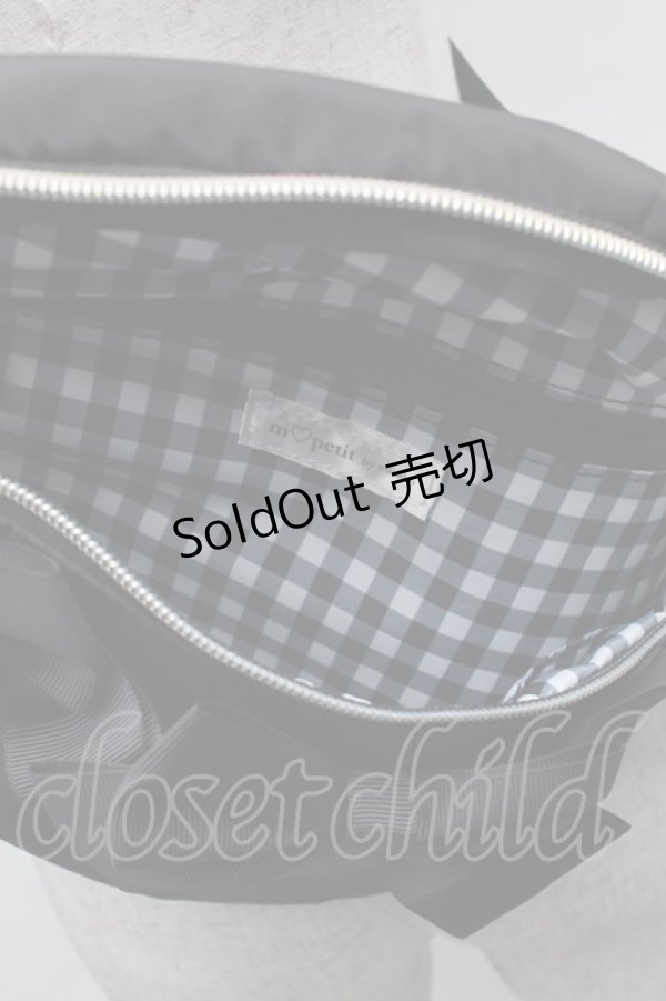 画像3: m petit by misako / TT*AM*リボンBB  黒 S-25-12-15-010-LO-BG-HR-ZS (3)