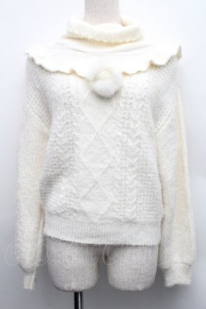 画像: LIZ LISA / パフニットトップス  オフ S-25-12-15-019-LO-TO-HR-ZS