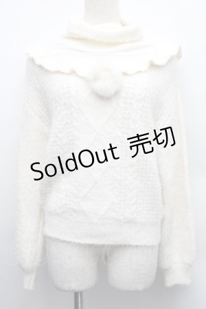 画像: LIZ LISA / パフニットトップス  オフ S-25-12-15-019-LO-TO-HR-ZI