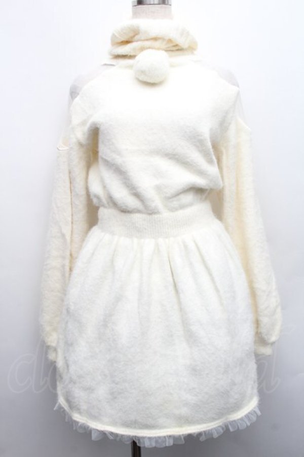 画像1: Swankiss / ハイネックニットワンピース  オフ S-25-12-15-022-CA-OP-HR-ZS (1)