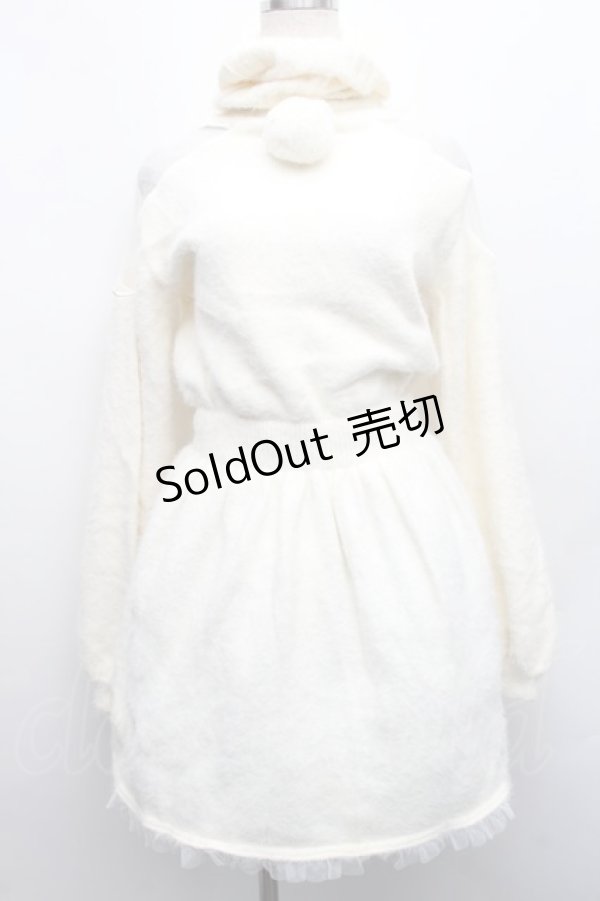画像1: Swankiss / ハイネックニットワンピース  オフ S-25-12-15-022-CA-OP-HR-ZS (1)