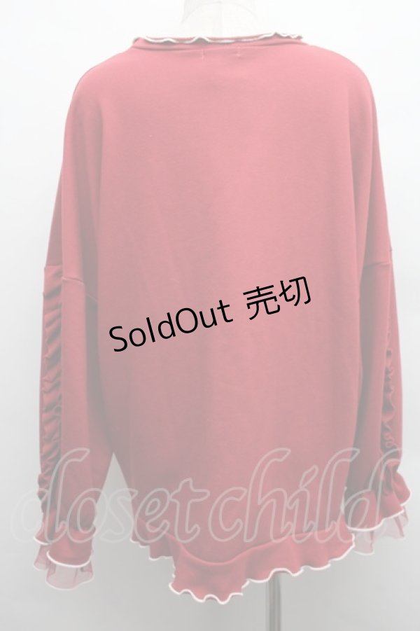 画像2: axes femme / ホイップハートトレーナー  赤 S-25-12-15-024-AX-TS-AS-ZS (2)