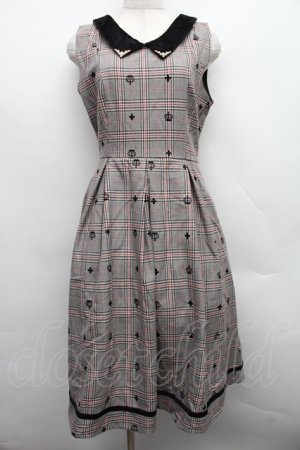 画像: axes femme POETIQUE / クラウンフロッキージャンスカ  黒 S-25-12-15-028-AX-OP-HR-ZS