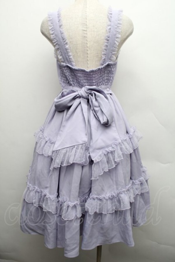 画像2: axes femme kawaii / プチリボンジャンパースカート M ラベンダー S-25-12-15-033-AX-OP-AS-ZS (2)