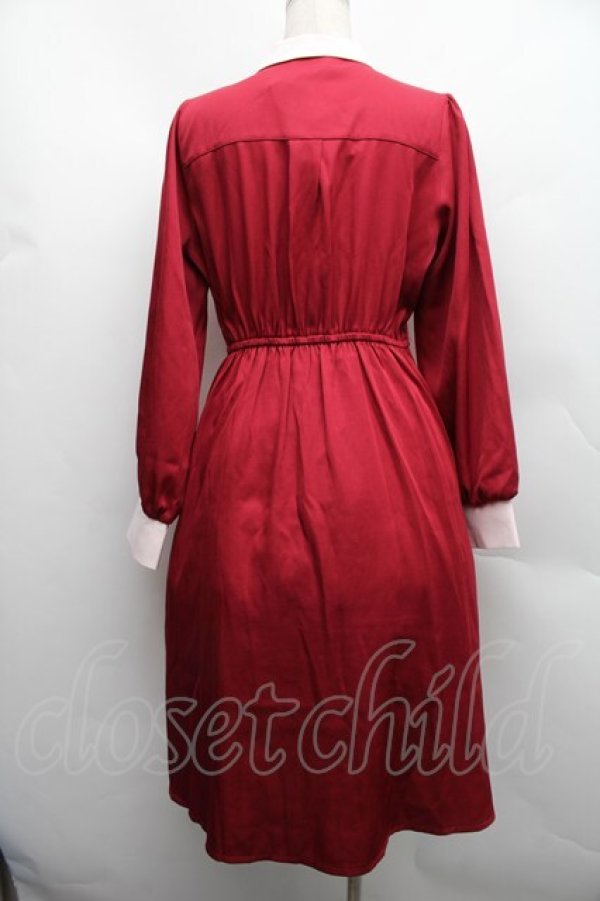 画像2: axes femme / トランプ刺繍ワンピース  赤 S-25-12-15-038-AX-OP-HR-ZS (2)