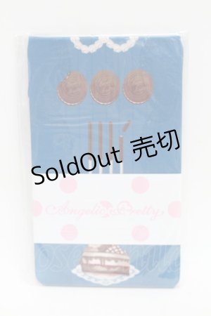 画像: Angelic Pretty / Cream Cookie Paradeオーバーニー  ブルー S-25-12-16-001-AP-ZA-AS-ZS