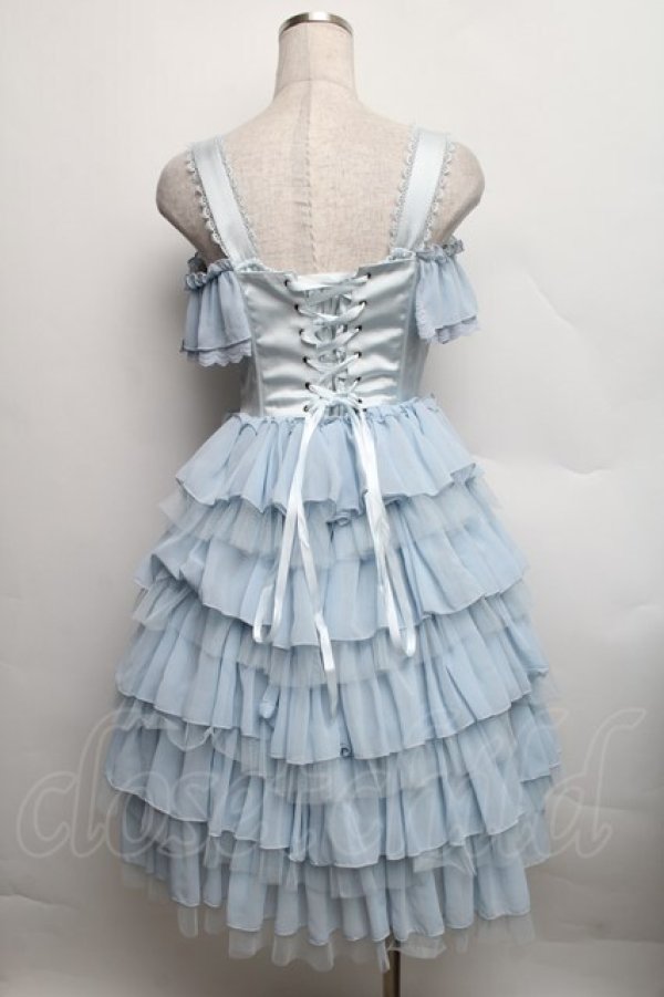 画像2: Vallee lys / ノネットジャンパースカート  サックス S-25-12-16-032-GO-OP-HR-ZS (2)