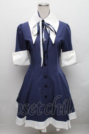 画像: ATELIER BOZ //キャロルワンピースネオ  ブルー S-25-12-16-037-EL-OP-AS-ZS