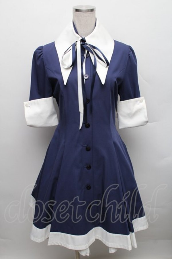 画像1: ATELIER BOZ //キャロルワンピースネオ  ブルー S-25-12-16-037-EL-OP-AS-ZS (1)