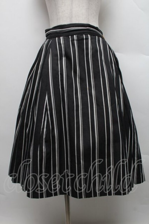 画像1: 【SALE】The Gabriel Chelsea / レジメンスカート  黒 S-25-12-16-039-PU-SK-AS-ZT521 (1)