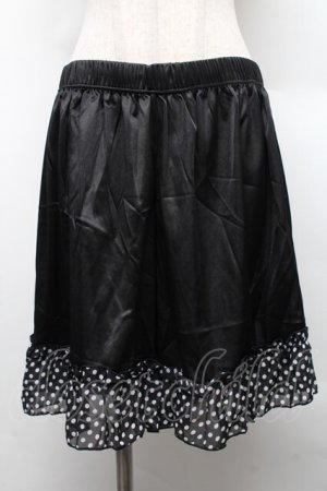 画像: MARBLE / ペチパンツ  黒 S-25-12-16-041-GO-PA-AS-ZS