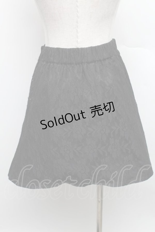 画像2: 【SALE】ALGONQUINS / チャイナボタン配色ZIPスカート  ブラック×レッド S-25-12-16-043-AL-SK-OW-ZT520 (2)