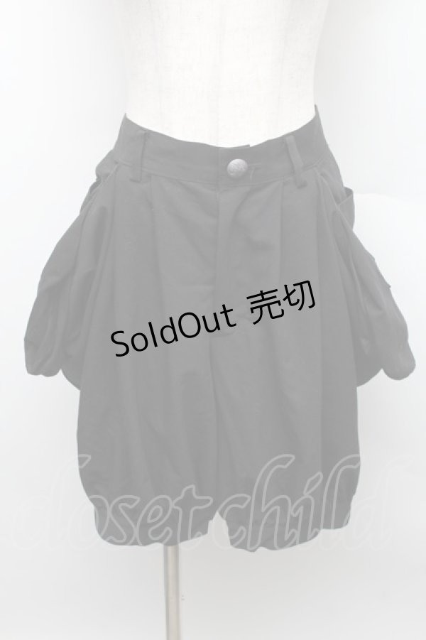 画像1: 【SALE】BPN / バルーンショートパンツ  黒 S-25-12-16-044-GO-PA-AS-ZT520 (1)