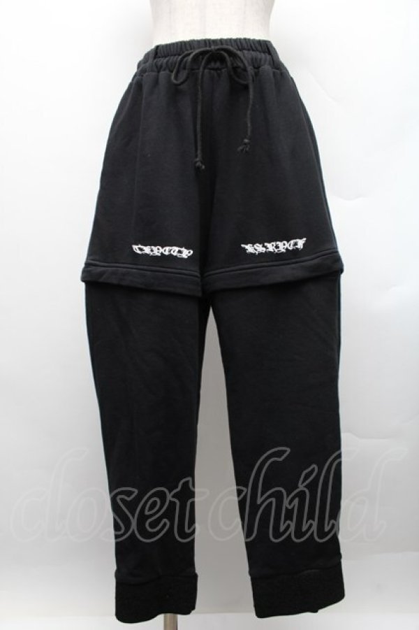 画像1: KRY CLOTHING / スウェットパンツ  黒 S-25-12-16-045-EL-PA-AS-ZT520 (1)