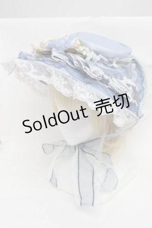 画像: Elpress L / ボンネットハット  サックス S-25-12-16-006-PU-AC-AS-ZS