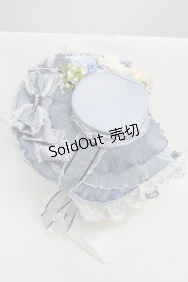 画像3: Elpress L / ボンネットハット  サックス S-25-12-16-006-PU-AC-AS-ZS (3)