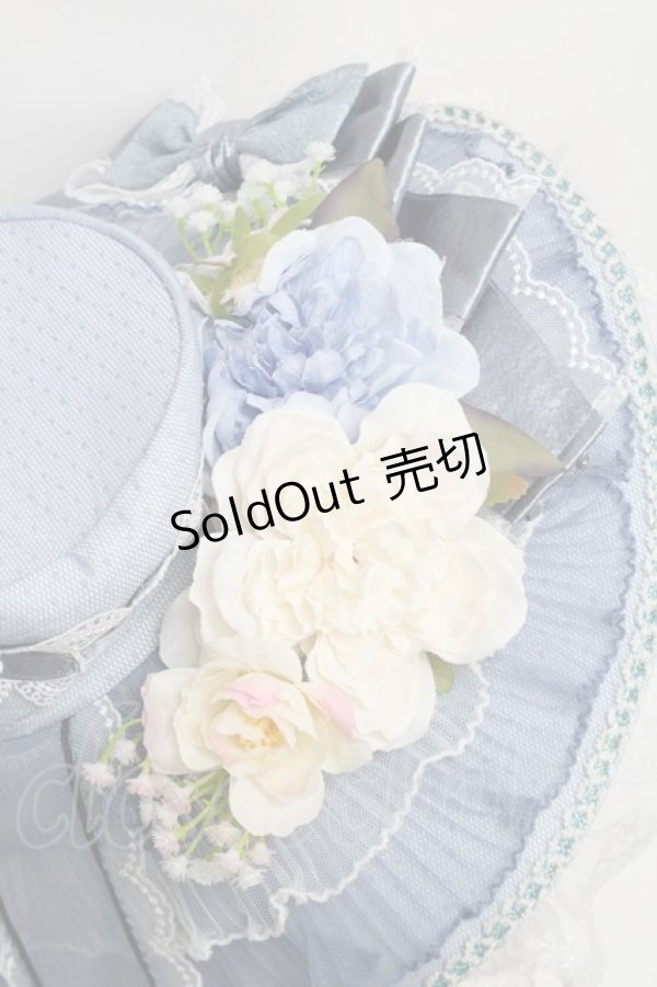 画像4: Elpress L / ボンネットハット  サックス S-25-12-16-006-PU-AC-AS-ZS (4)