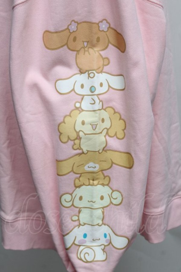 画像4: 【SALE】Candy Stripper / CINNAMOROLL BIG SWEAT  ピンク S-25-12-16-008-PU-BL-HR-ZT521 (4)