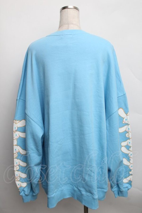 画像2: 【SALE】Candy Stripper / CINNAMOROLL BIG SWEAT  ブルー S-25-12-16-009-PU-BL-HR-ZT522 (2)