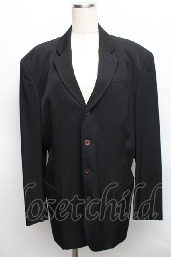 画像1: Jean Paul GAULTIER / HOMME 4Bジャケット 48 黒 S-25-12-16-016-GO-JA-AS-ZS (1)