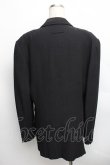 画像2: Jean Paul GAULTIER / HOMME ストライプテーラードジャケット 50 黒 S-25-12-16-017-GO-JA-AS-ZS (2)
