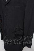 画像3: Jean Paul GAULTIER / HOMME ストライプテーラードジャケット 50 黒 S-25-12-16-017-GO-JA-AS-ZS (3)
