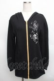 画像1: PUTUMAYO / 猫耳フードパーカー  黒 S-25-12-16-018-PT-TO-AS-ZS (1)