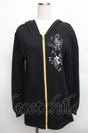 画像: PUTUMAYO / 猫耳フードパーカー  黒 S-25-12-16-018-PT-TO-AS-ZS