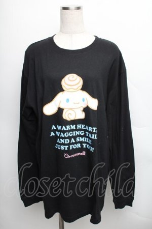 画像: Candy Stripper / CINNAMOROLL L/S　Tee  黒 S-25-12-16-020-PU-TO-AS-ZS