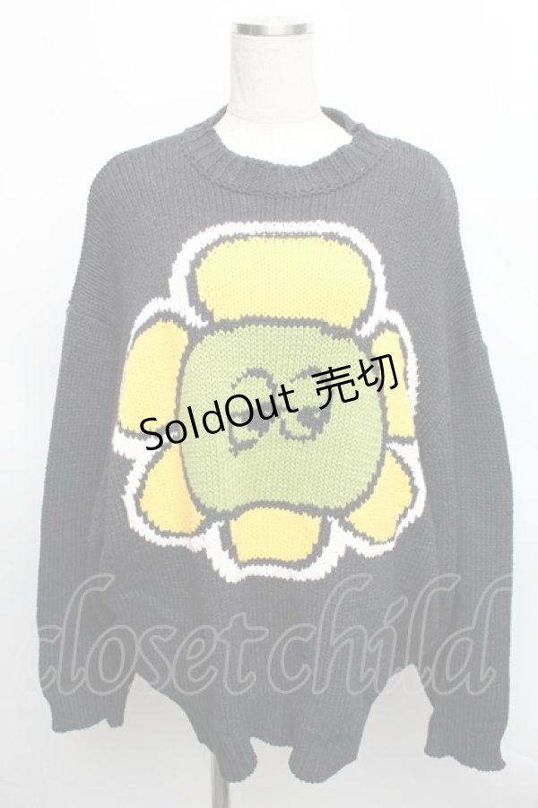 画像1: 【SALE】Candy Stripper / SUNNY DROLL CANDYニット  黒 S-25-12-16-023-PU-TS-HR-ZT521 (1)