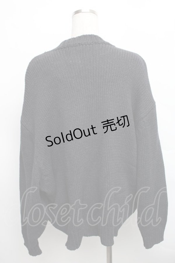 画像2: 【SALE】Candy Stripper / SUNNY DROLL CANDYニット  黒 S-25-12-16-023-PU-TS-HR-ZT521 (2)