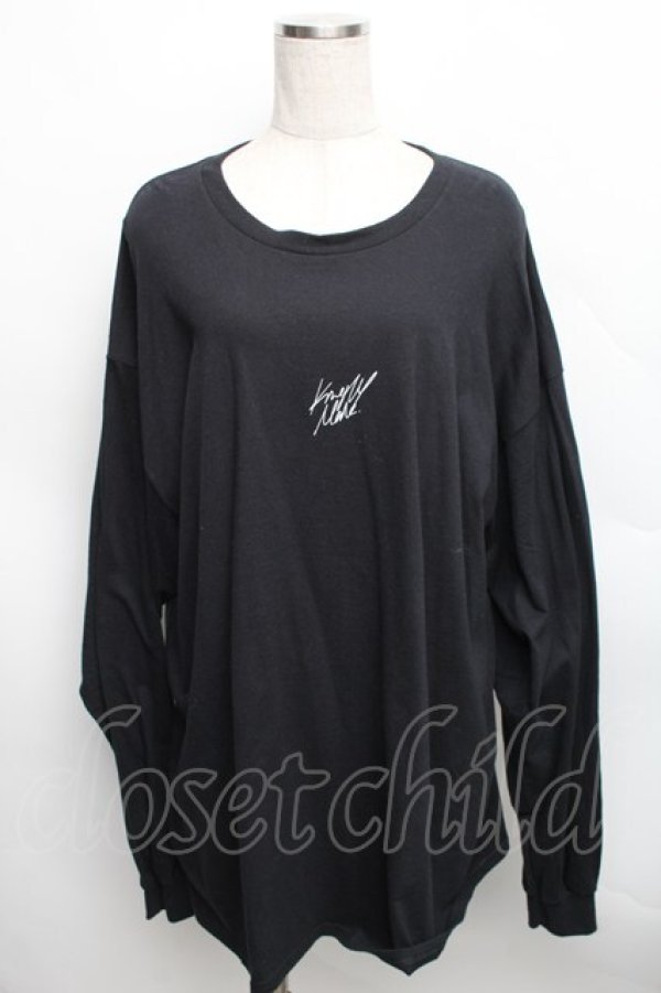 画像1: 【SALE】KINGLYMASK / ダブルトライアングル麻雀ビッグＴシャツ  黒 S-25-12-16-026-PU-TO-AS-ZT521 (1)