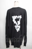 画像2: 【SALE】KINGLYMASK / ダブルトライアングル麻雀ビッグＴシャツ  黒 S-25-12-16-026-PU-TO-AS-ZT521 (2)