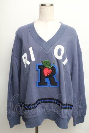 画像: MILKBOY / RIOT Vネック   紺 S-25-12-16-028-MB-TO-HR-ZS