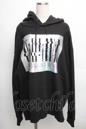 画像: ilililCYBER / HOROGRAMパーカー  黒 S-25-12-16-029-PU-TO-AS-ZS