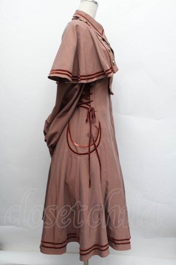 画像2: Hoshibako Works / Eastern Journey ~東方への旅路~コートワンピース  キャメル S-25-12-17-037-LO-OP-AS-ZS (2)