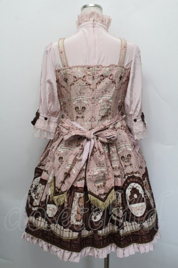 画像2: Angelic Pretty / Musee du Chocolat ワンピース  ピンク S-25-12-17-040-AP-OP-AS-ZS (2)