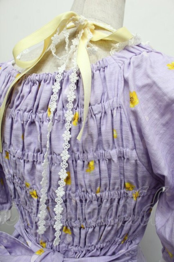 画像5: metamorphose / Dreamy Little Farm ワンピース  ラベンダー S-25-12-17-041-ME-OP-AS-ZS (5)