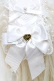 画像4: Angelic Pretty / レースハートチャームバラレースヘッドドレス  白 S-25-12-17-005-AP-AC-AS-ZS (4)