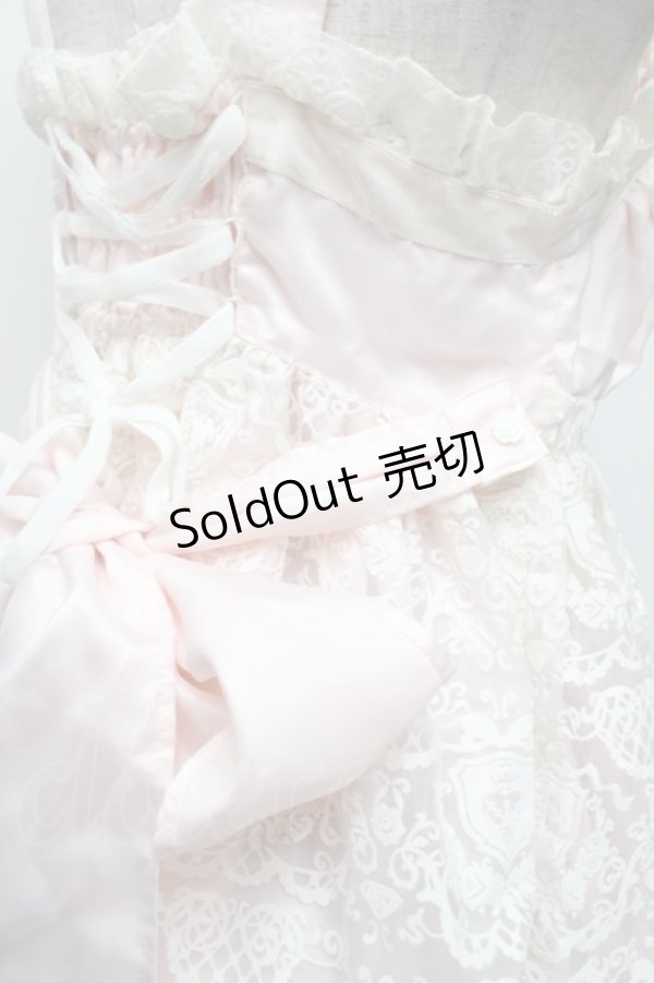 画像3: BABY,THE STARS SHINE BRIGHT / Victorian Secret KEY柄ベビードールジャンパースカート  ピンク S-25-12-17-047-BA-OP-AS-ZS (3)