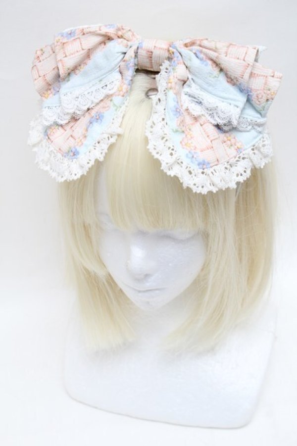 画像1: BABY,THE STARS SHINE BRIGHT / Icing Dancing Cakeカチューシャ  サックス S-25-12-17-006-BA-AC-AS-ZS (1)