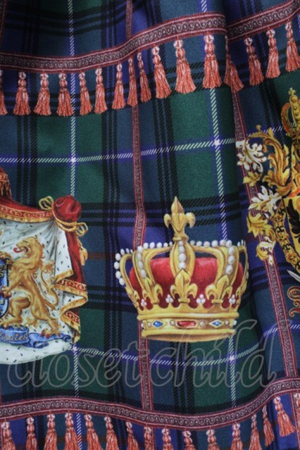 画像4: ALICE and the PIRATES / Royal crown's tea packageジャンパースカートI  グリーン S-25-12-17-052-PA-OP-AS-ZS (4)