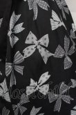 画像3: Jane Marple / Ribbons go aroundワンピース  黒ｘグレー S-25-12-17-056-JM-OP-AS-ZS (3)