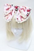画像1: BABY,THE STARS SHINE BRIGHT / Juicy BABY Love Love Berries柄リボンカチューシャ  ピンク S-25-12-17-007-BA-AC-AS-ZS (1)