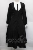 画像1: axes femme / ケープ付ロングシスターワンピース  黒 S-25-12-17-059-AX-OP-AS-ZS (1)