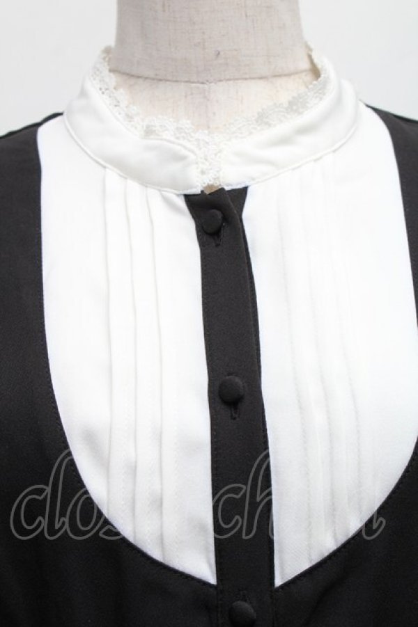 画像3: axes femme / ケープ付ロングシスターワンピース  黒 S-25-12-17-059-AX-OP-AS-ZS (3)