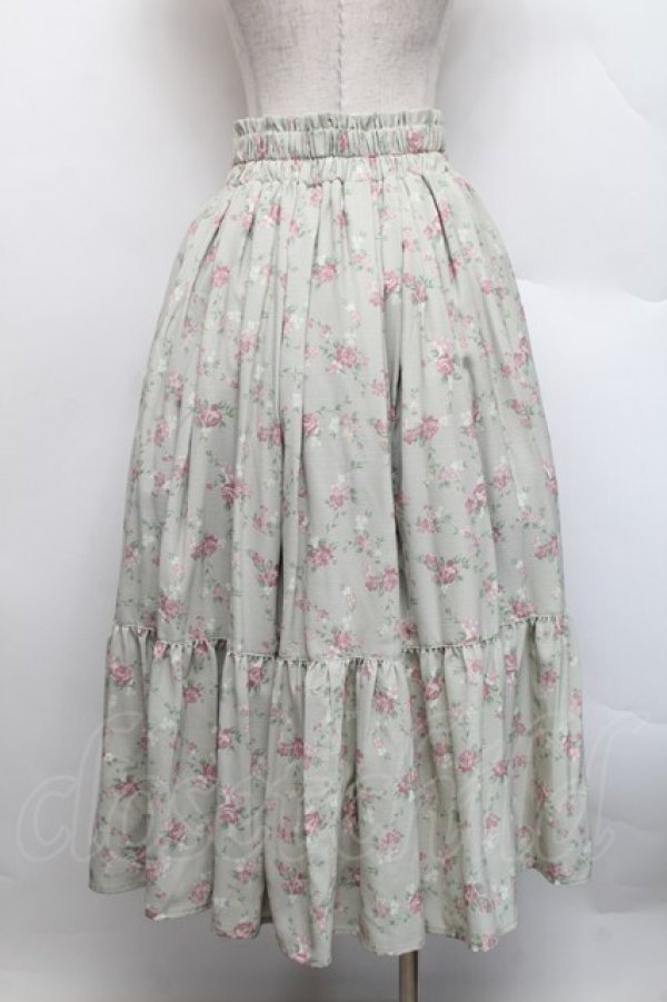 画像2: axes femme kawaii / プティフルールスカート  ミント S-25-12-17-062-AX-SK-AS-ZS (2)