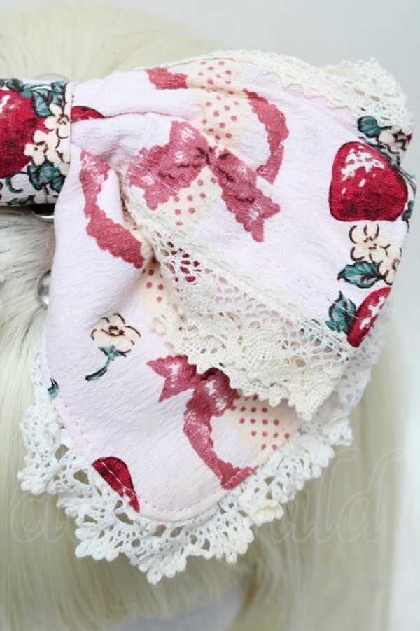 画像3: BABY,THE STARS SHINE BRIGHT / Juicy BABY Love Love Berries柄リボンカチューシャ  ピンク S-25-12-17-007-BA-AC-AS-ZS (3)