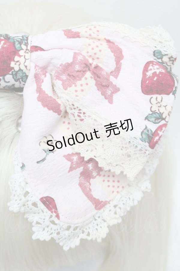 画像3: BABY,THE STARS SHINE BRIGHT / Juicy BABY Love Love Berries柄リボンカチューシャ  ピンク S-25-12-17-007-BA-AC-AS-ZS (3)