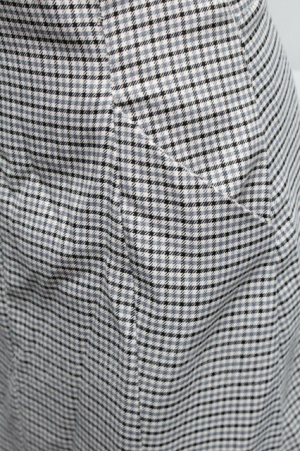 画像3: an another angelus / バックレースアップインバーテッドプリーツスカート  オフｘグリーン S-25-12-17-063-CA-SK-AS-ZS (3)